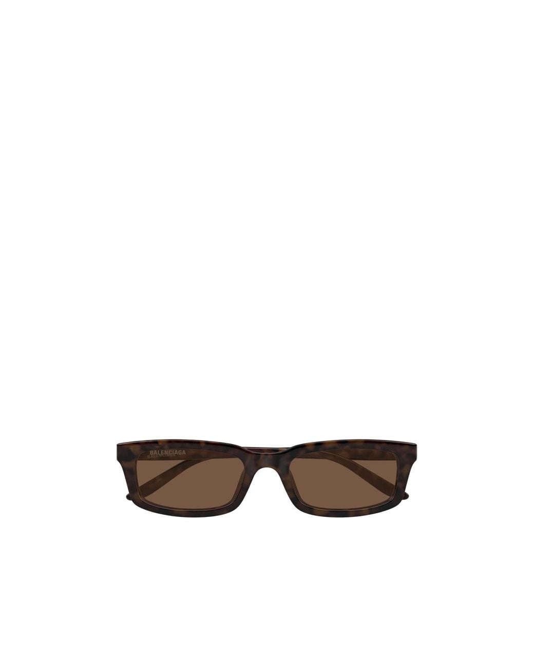 Balenciaga White Rectangle Sunglasses for men