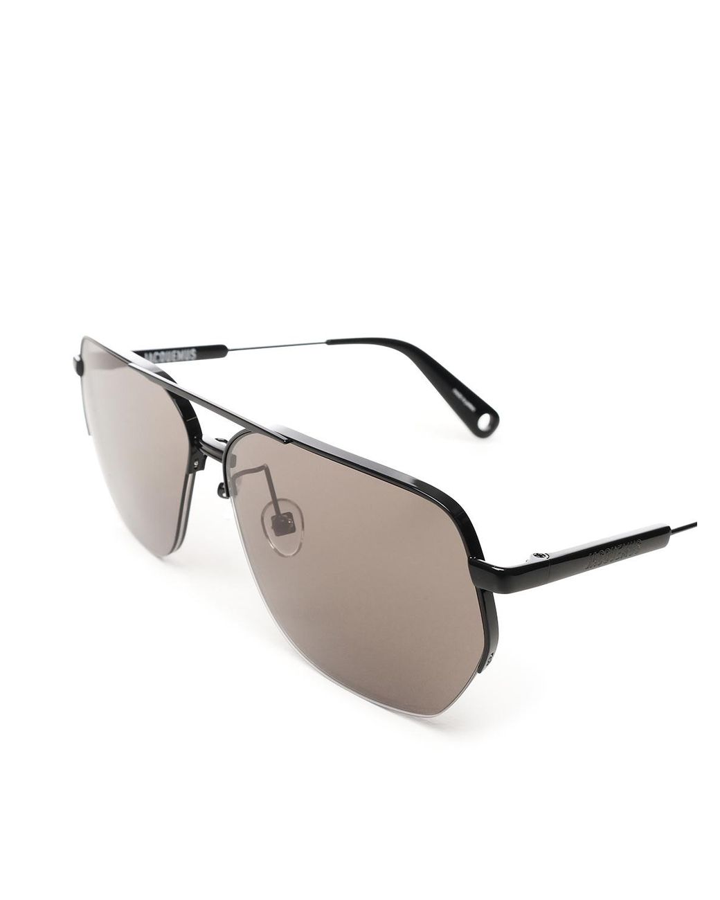 Jacquemus Metallic X Linda Farrow Aviador Sunglasses for men
