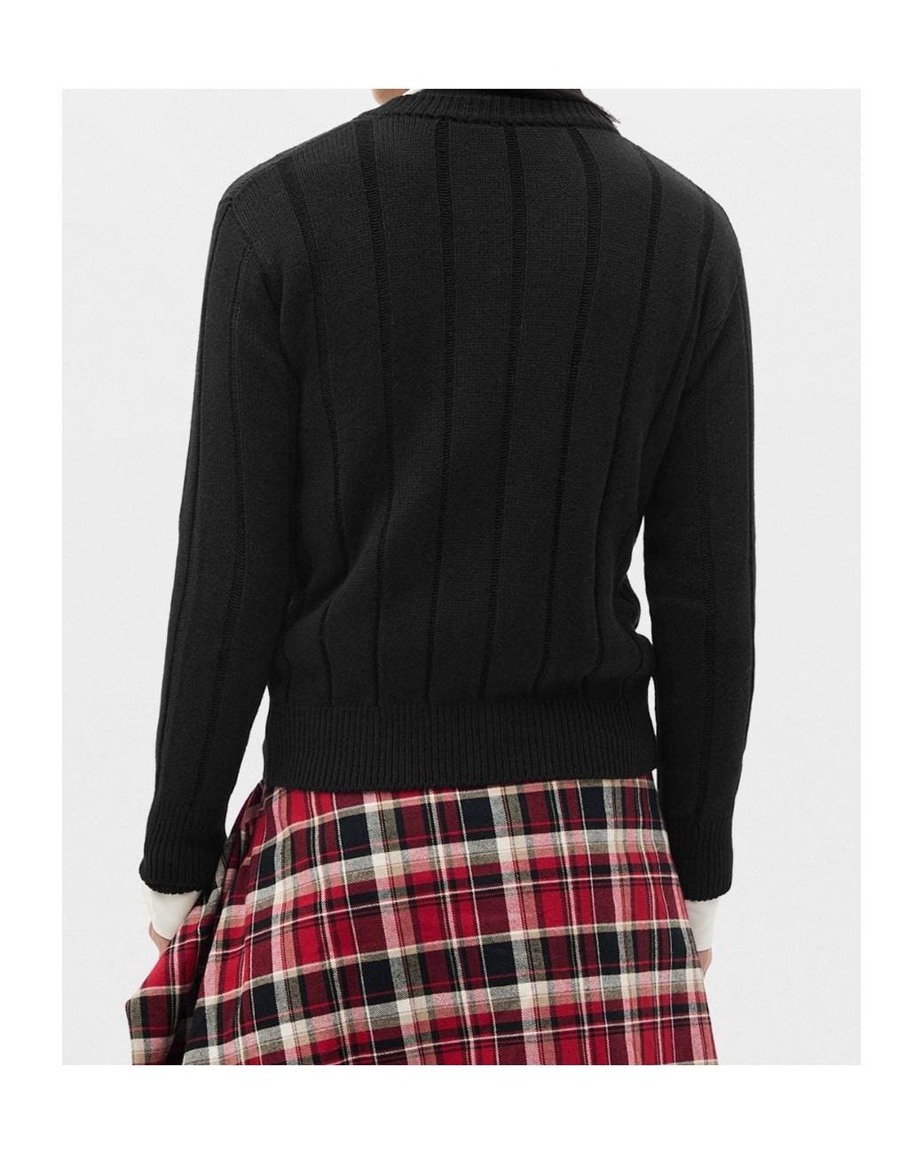 Ann Demeulemeester Multicolor Natel Brushed Rib Cardigan for men