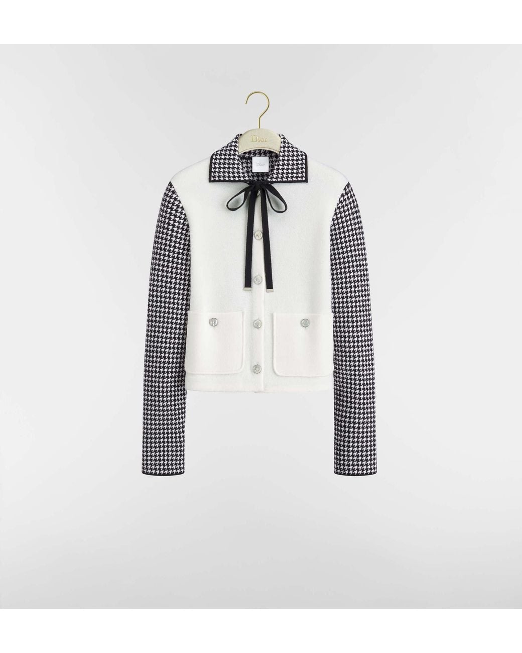 Dior White Long-Sleeved Casual Jacket