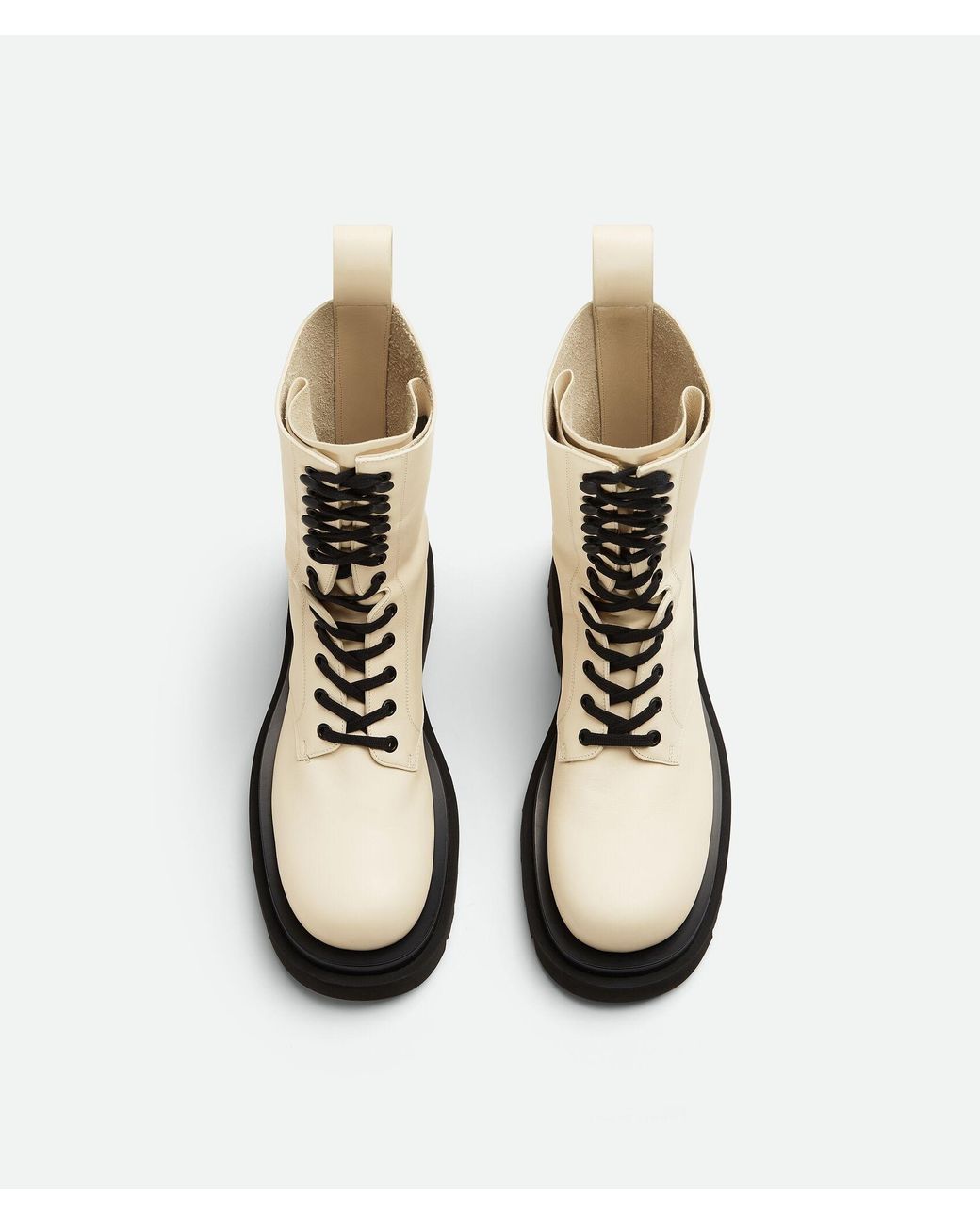 Bottega Veneta Natural Lug Leather Boots