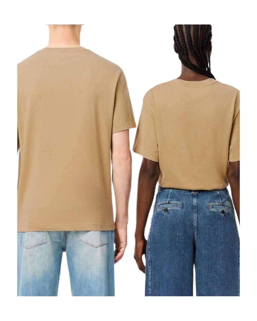 Lacoste Natural Crewneck Shortsleeve Tshirt for men