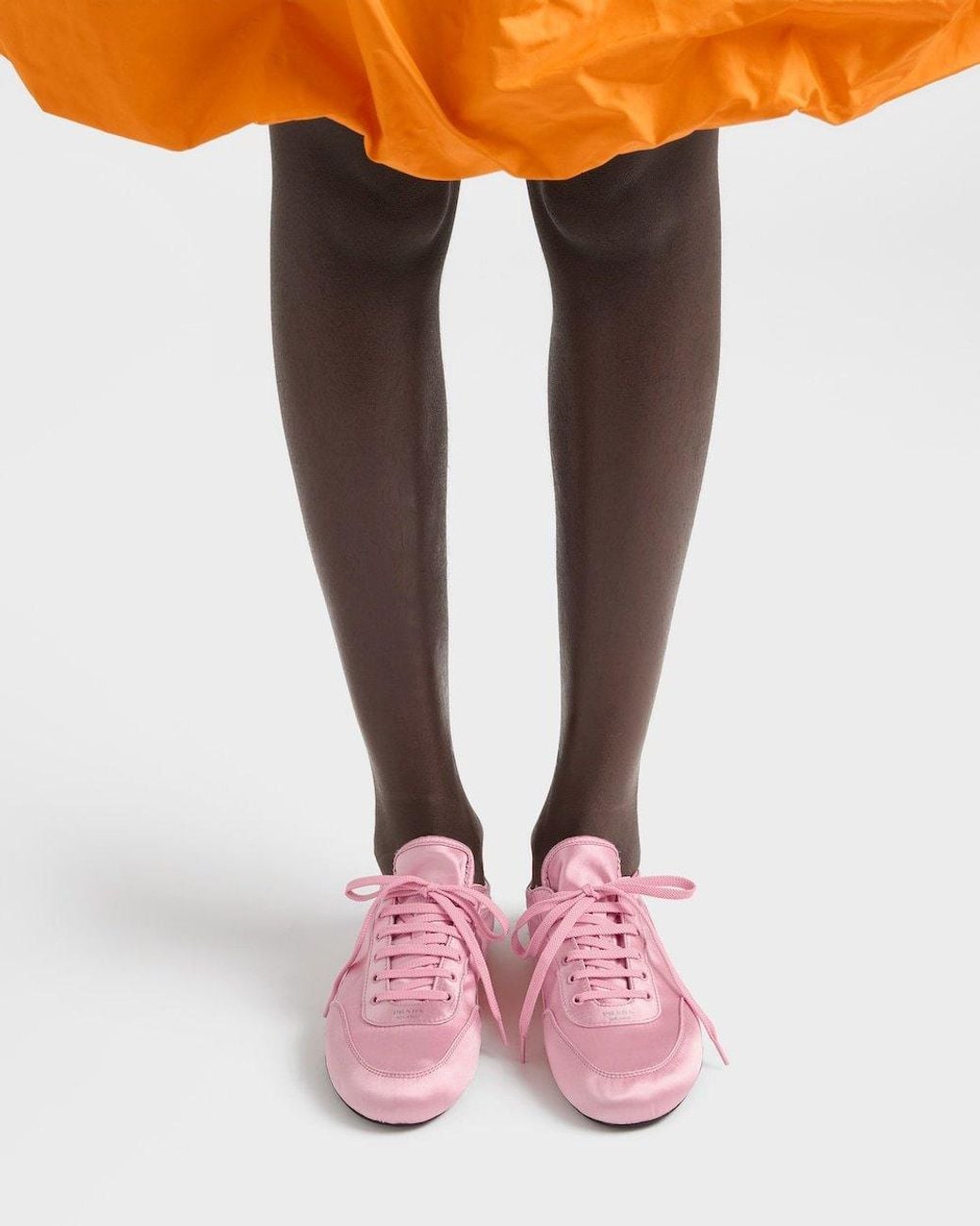 Prada Pink Collapse Low-Top Sneakers