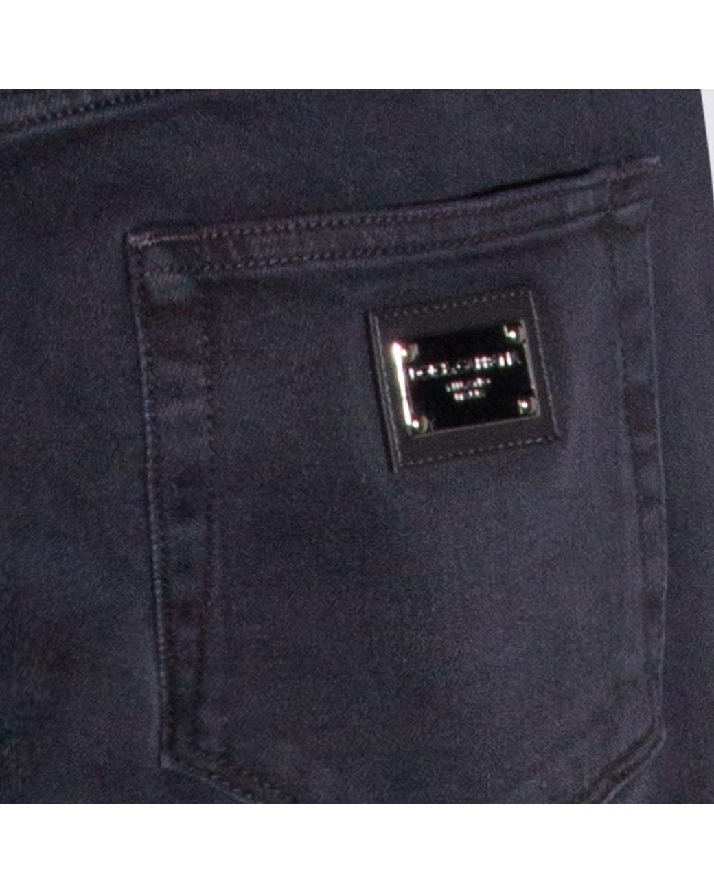 Dolce & Gabbana Blue Straight Leg Jeans for men