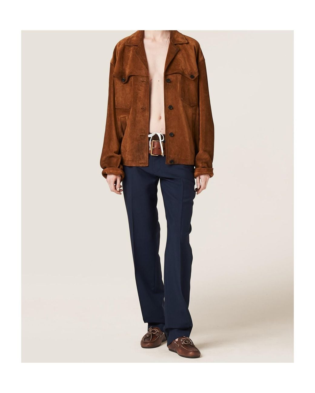 Miu Miu Brown Suede Jacket