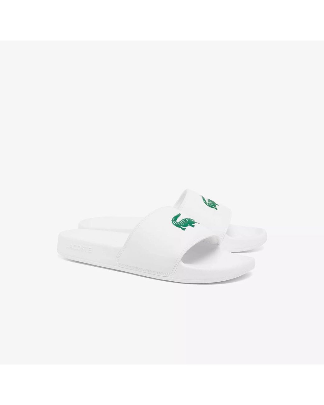 Lacoste White Serve Sliders for men