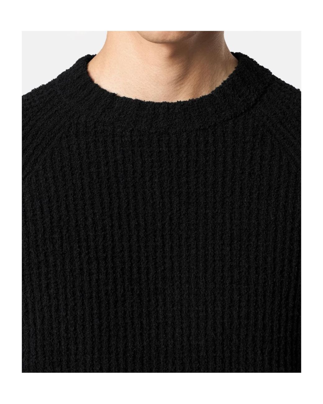 Stone Island Blue Logo Patch Crewneck Jumper for men