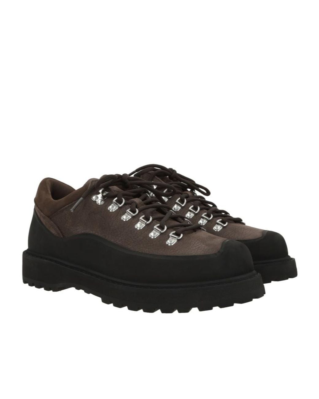 Diemme Black Cornaro Lace-Up Sneakers for men
