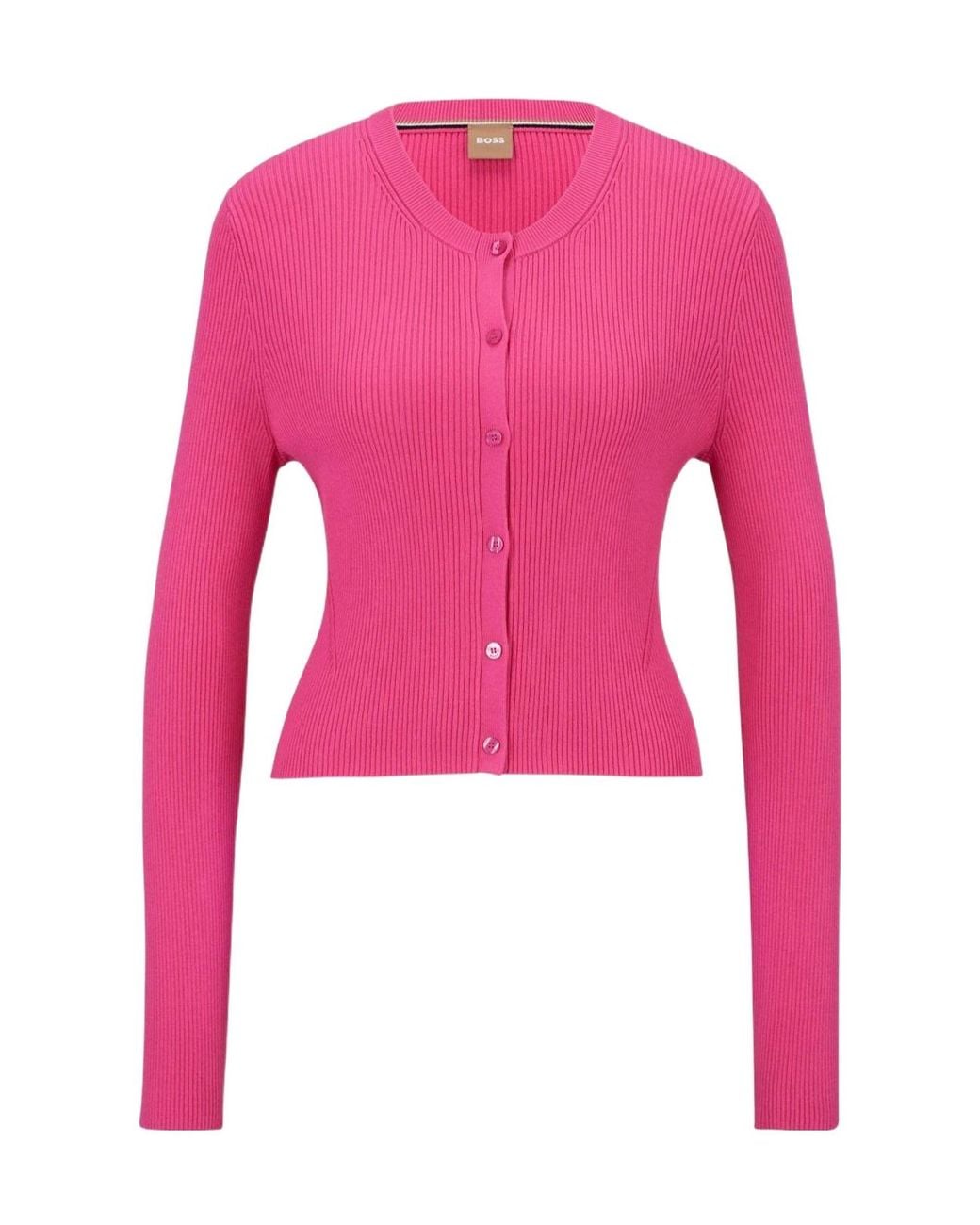 Boss Pink Fahara Cardigan