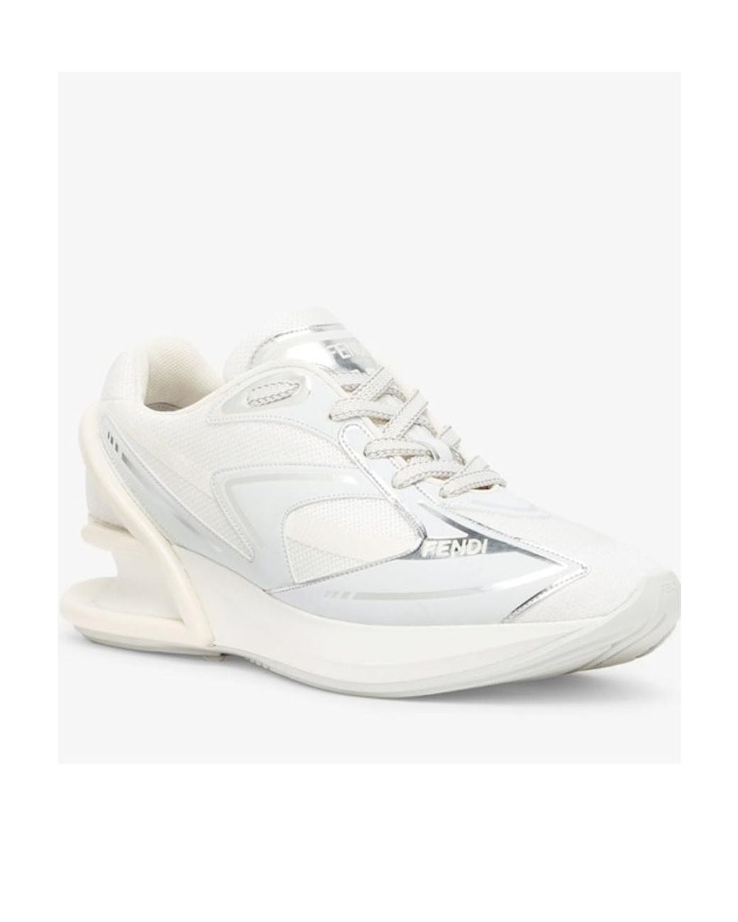 Fendi White First 1 Low-Top Sneakers