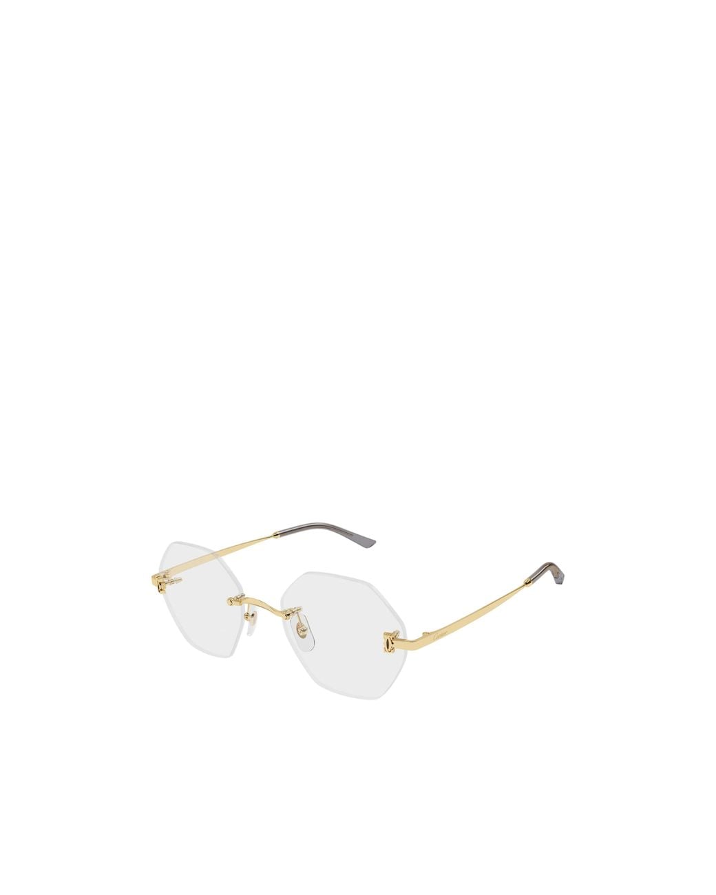 Cartier White Geometric Flat Mirror