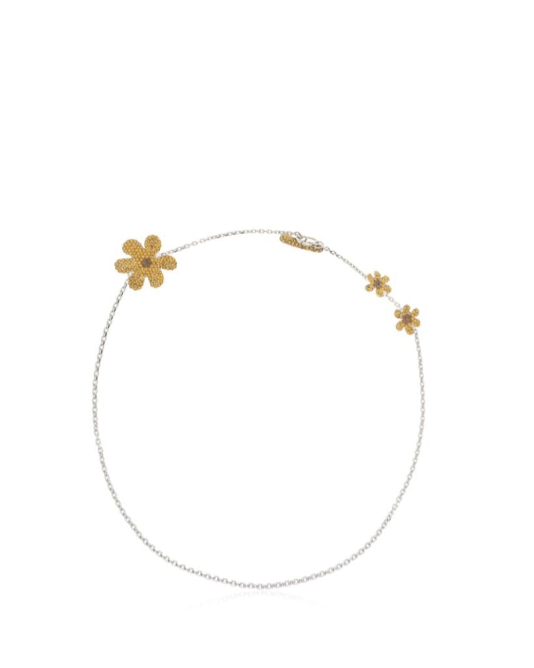 Marni Metallic Daisy Necklace