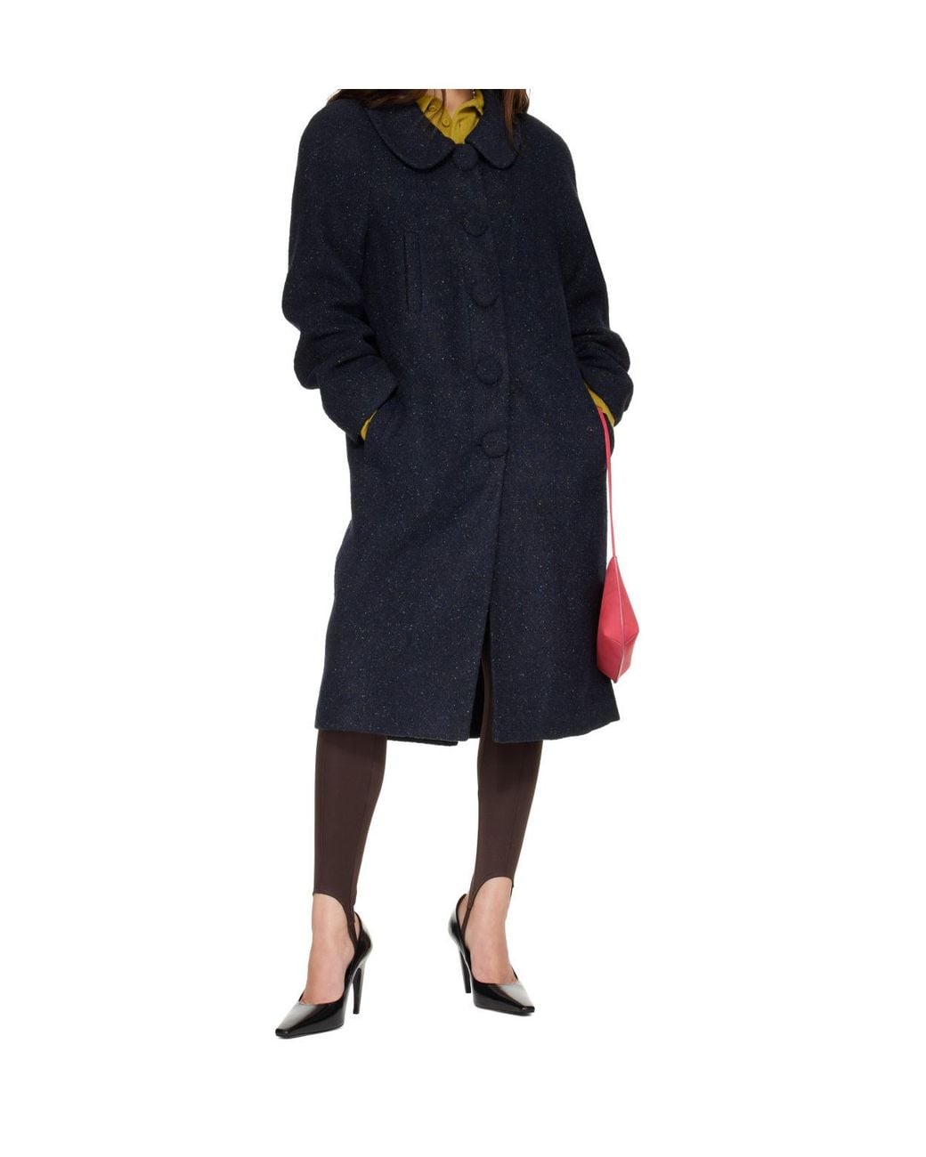 ShuShu/Tong Blue Single-Breasted Coat