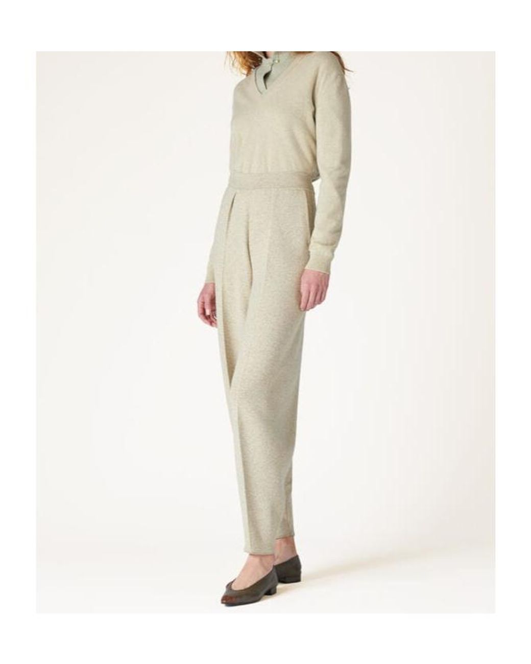 Loro Piana White Ashi Pants