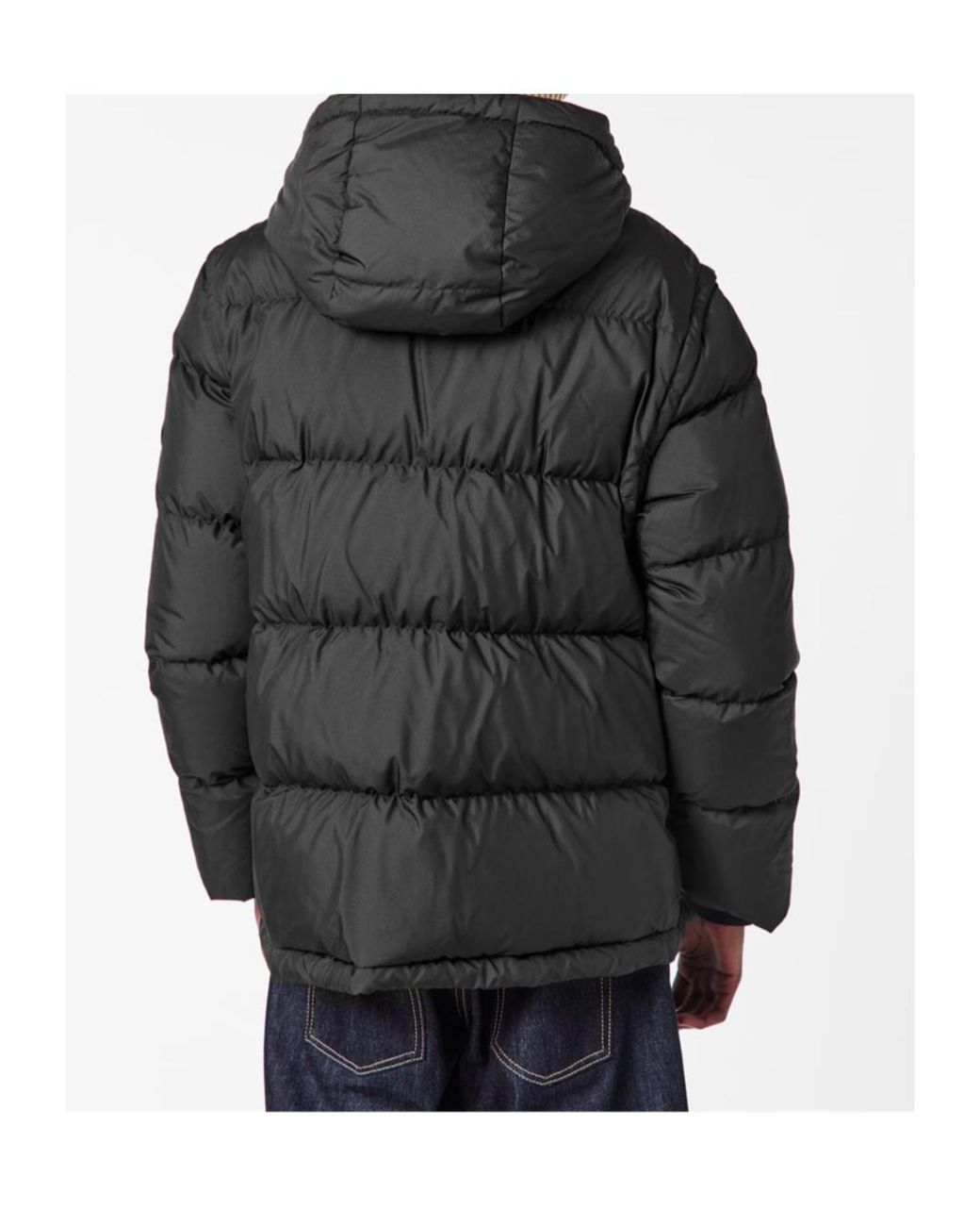 Burberry Black Burb Bideford Medium Puffer Jacket for men