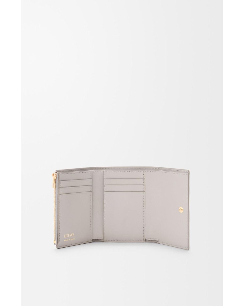 Loewe White Logo Vertical Wallet