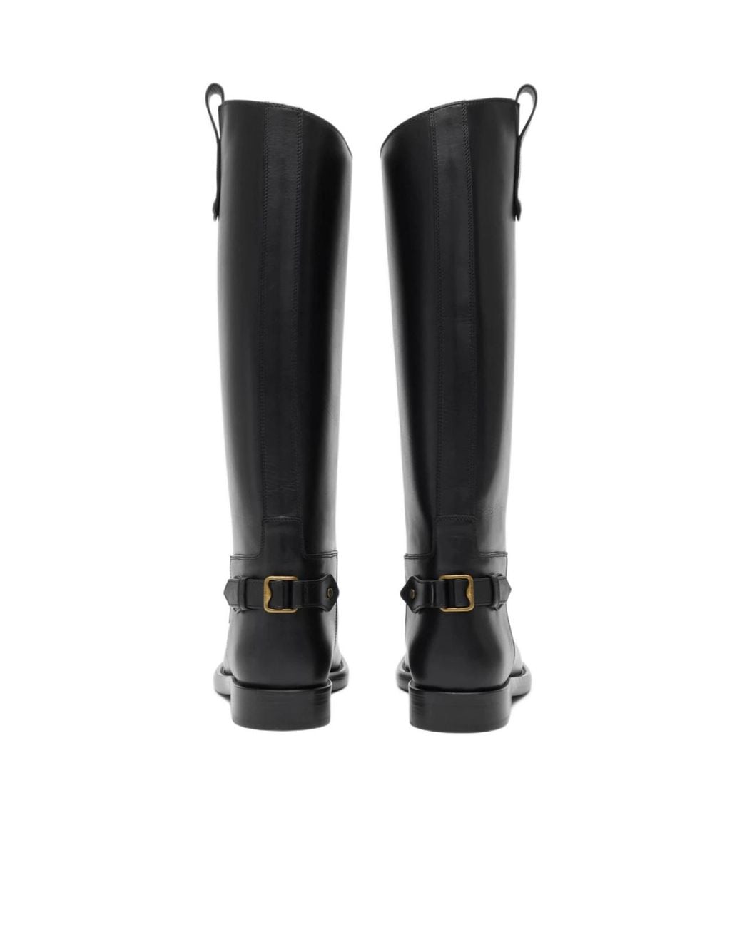 Burberry Black Cavalier Knee-High Boots