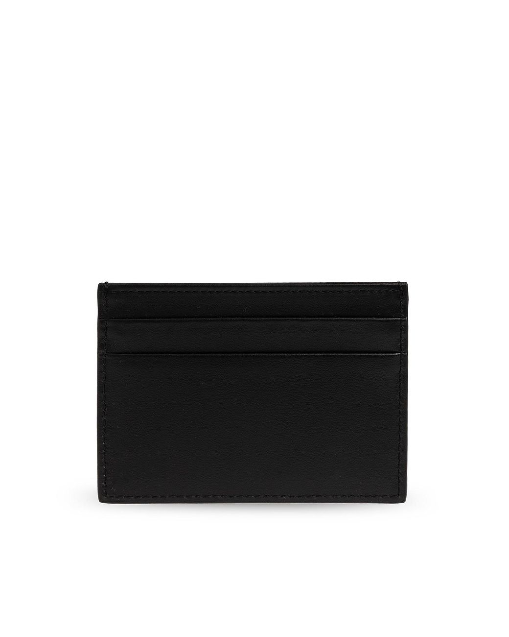 Palm Angels Black Logo Card Holder for men
