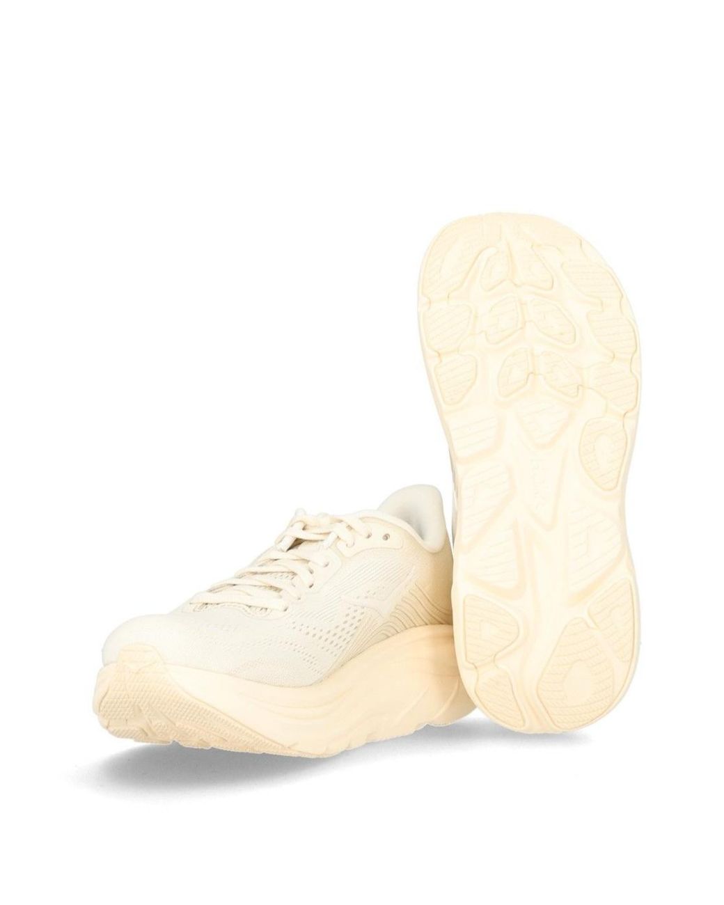Hoka One One Natural Clifton 11 Lace-Up Sneakers