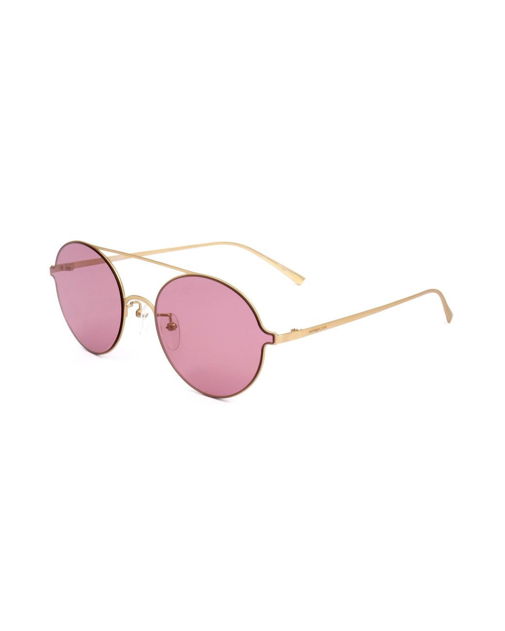Zadig & Voltaire Pink Round Frame Sunglasses