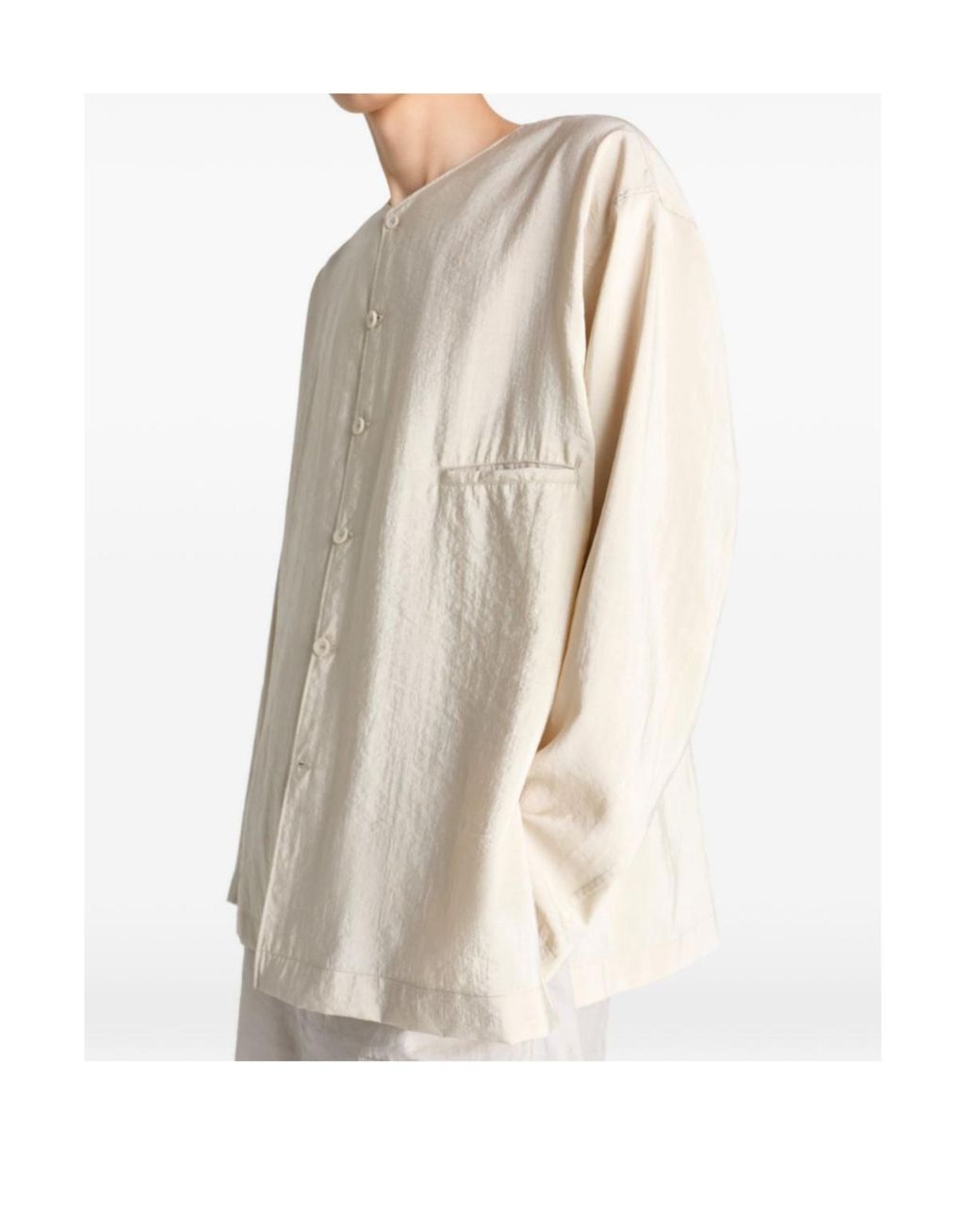Lemaire Natural Long-Sleeved Shirt for men