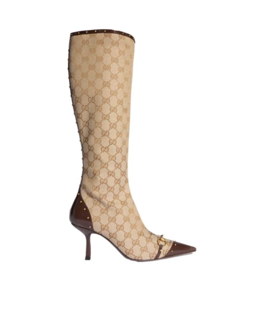 Gucci White Savoy Boot
