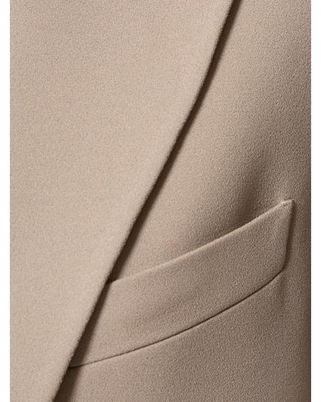 Michael Kors Natural Darcy Crepe Blazer