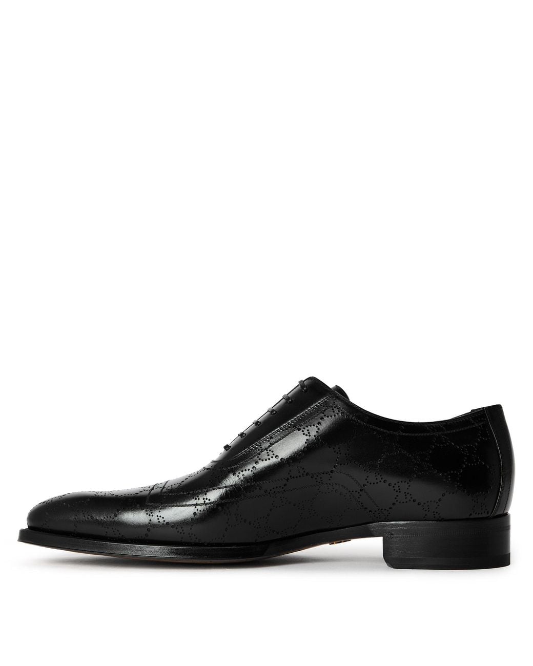 Gucci Black Lace-Up Derby Shoes for men