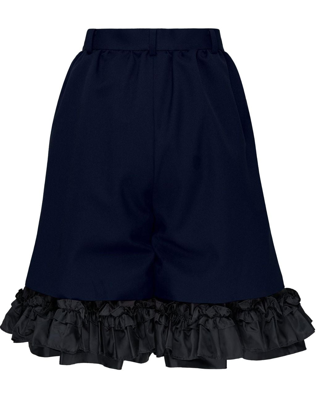Comme des Garçons Blue Wide-Leg Trousers With An Elastic Waist