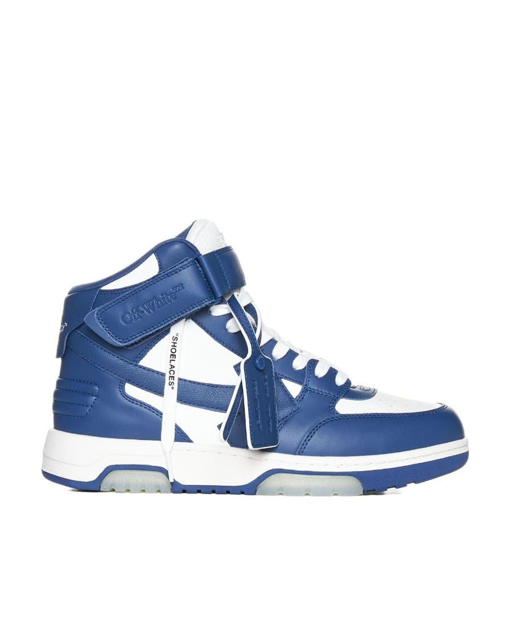 Off-White c/o Virgil Abloh Blue Out Of Office High-Top Sneakers for men
