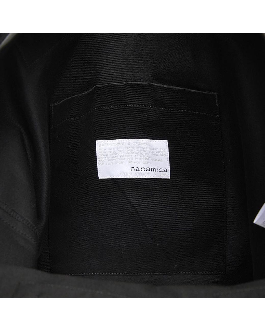 Nanamica Black Logo Tote Bag