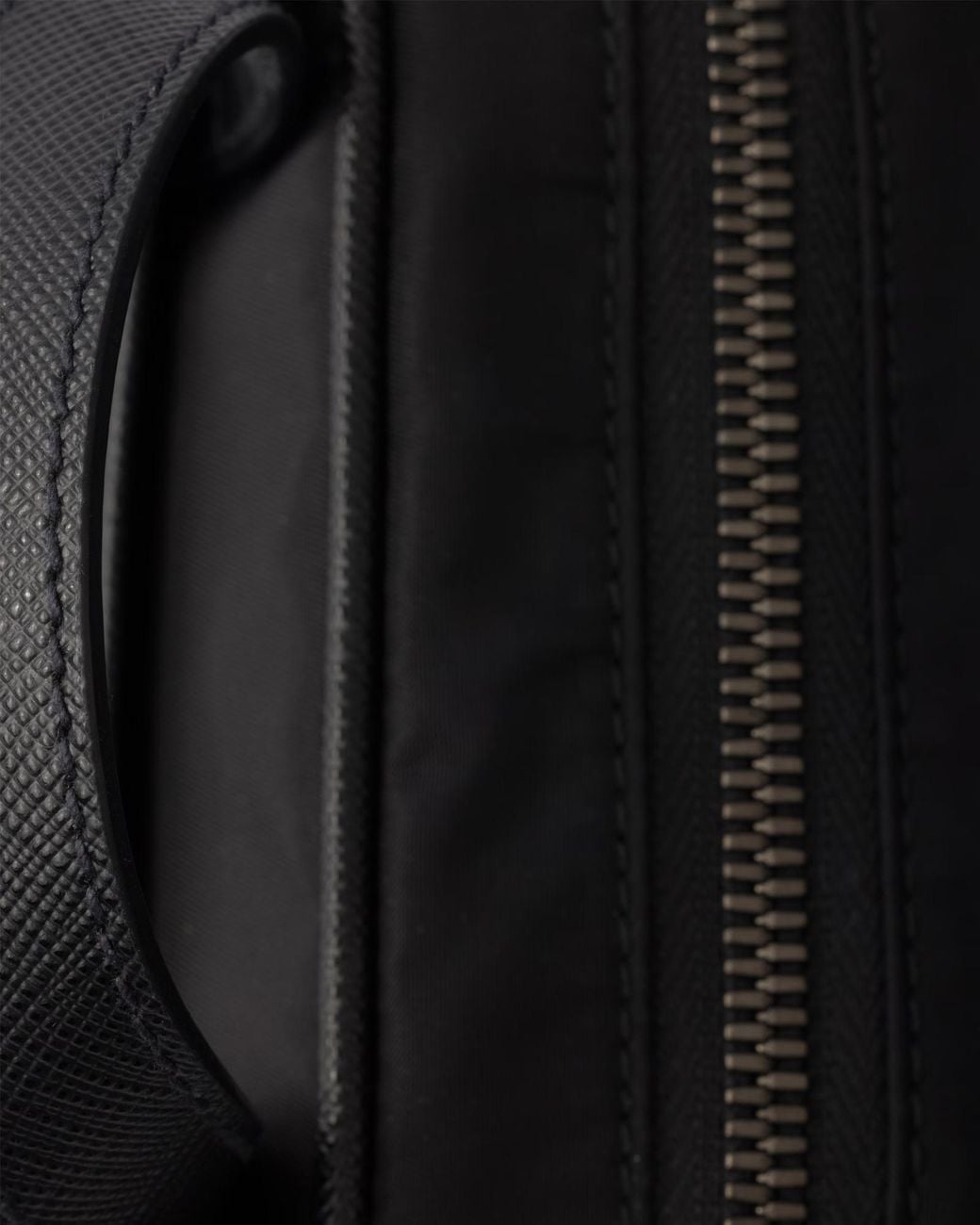 Prada Black Re-Nylon Zipped Shoulder Bag for men