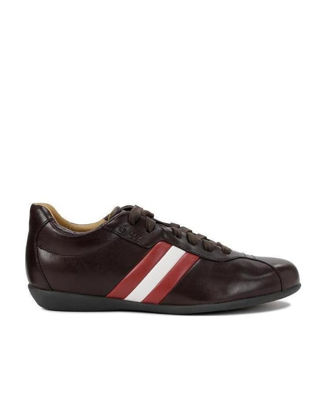 Bally Brown Logo Casual Sneakers for men