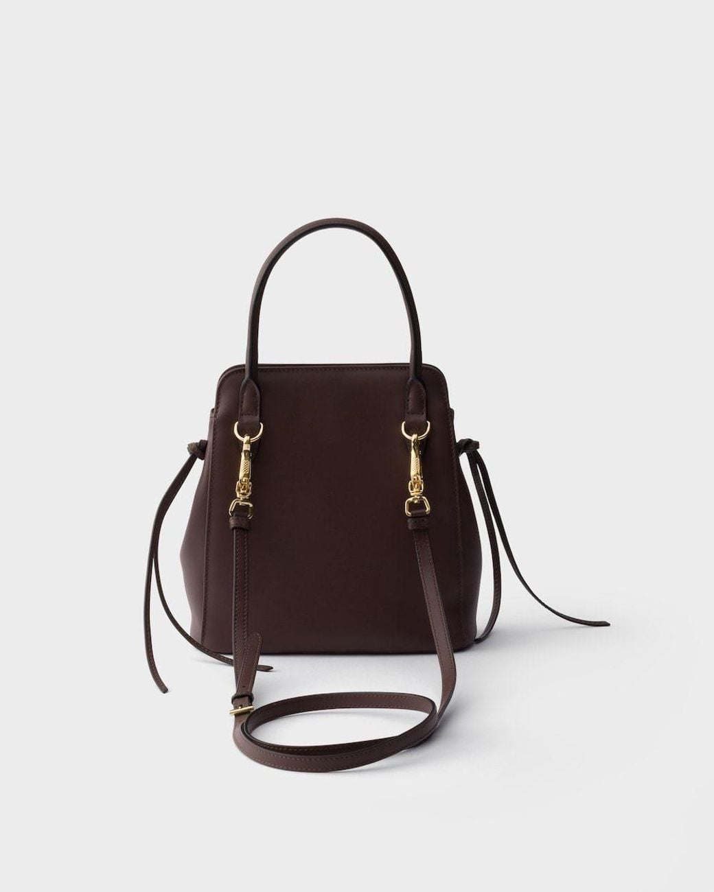 Prada Brown Carry Mini Shoulder Bag