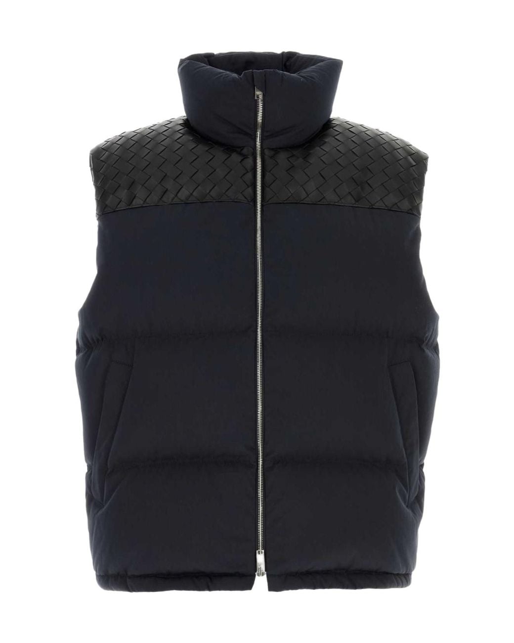 Bottega Veneta Midnight Blue Cotton Blend Down Jacket for men