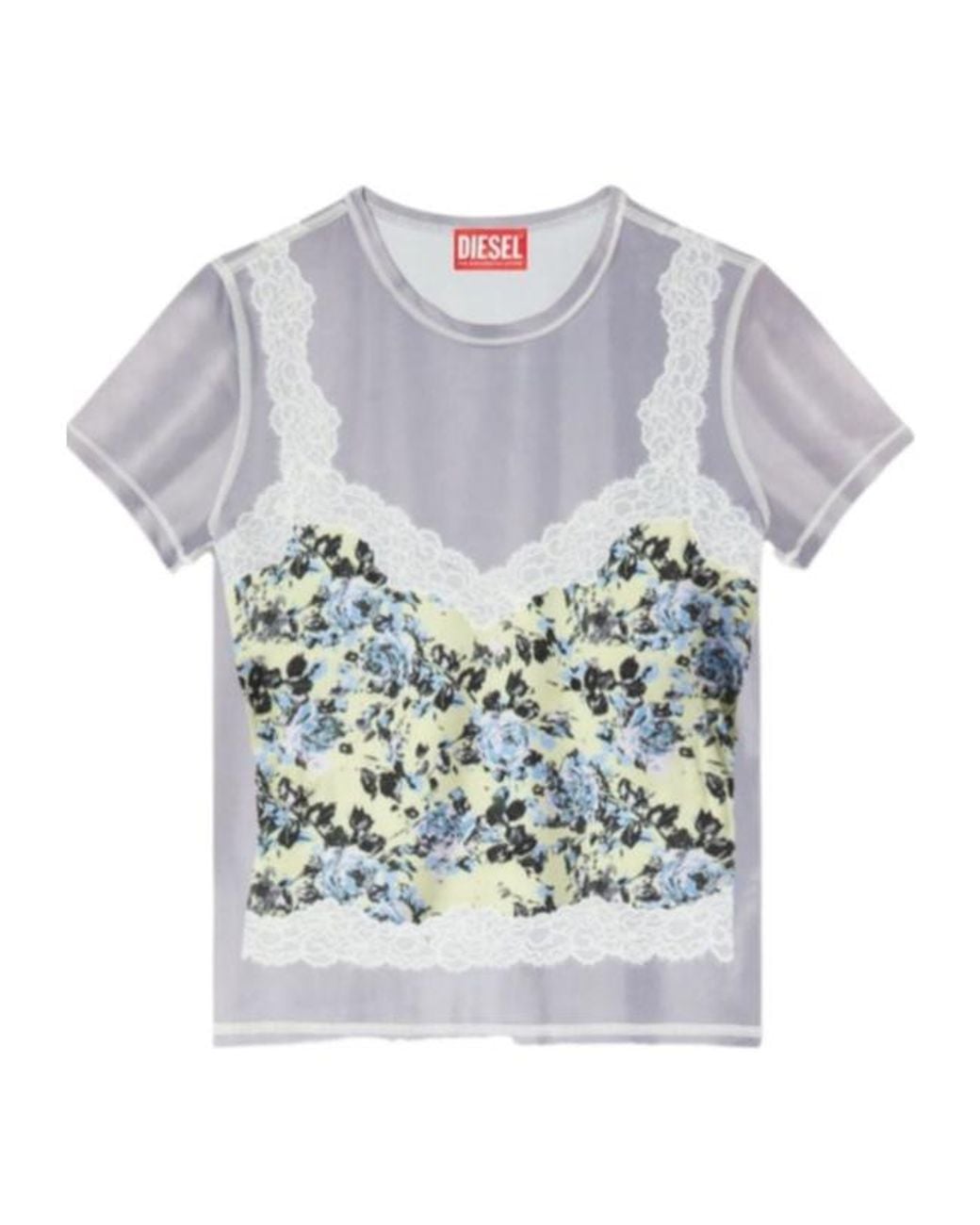 DIESEL White T-Ileni Crewneck T-Shirt