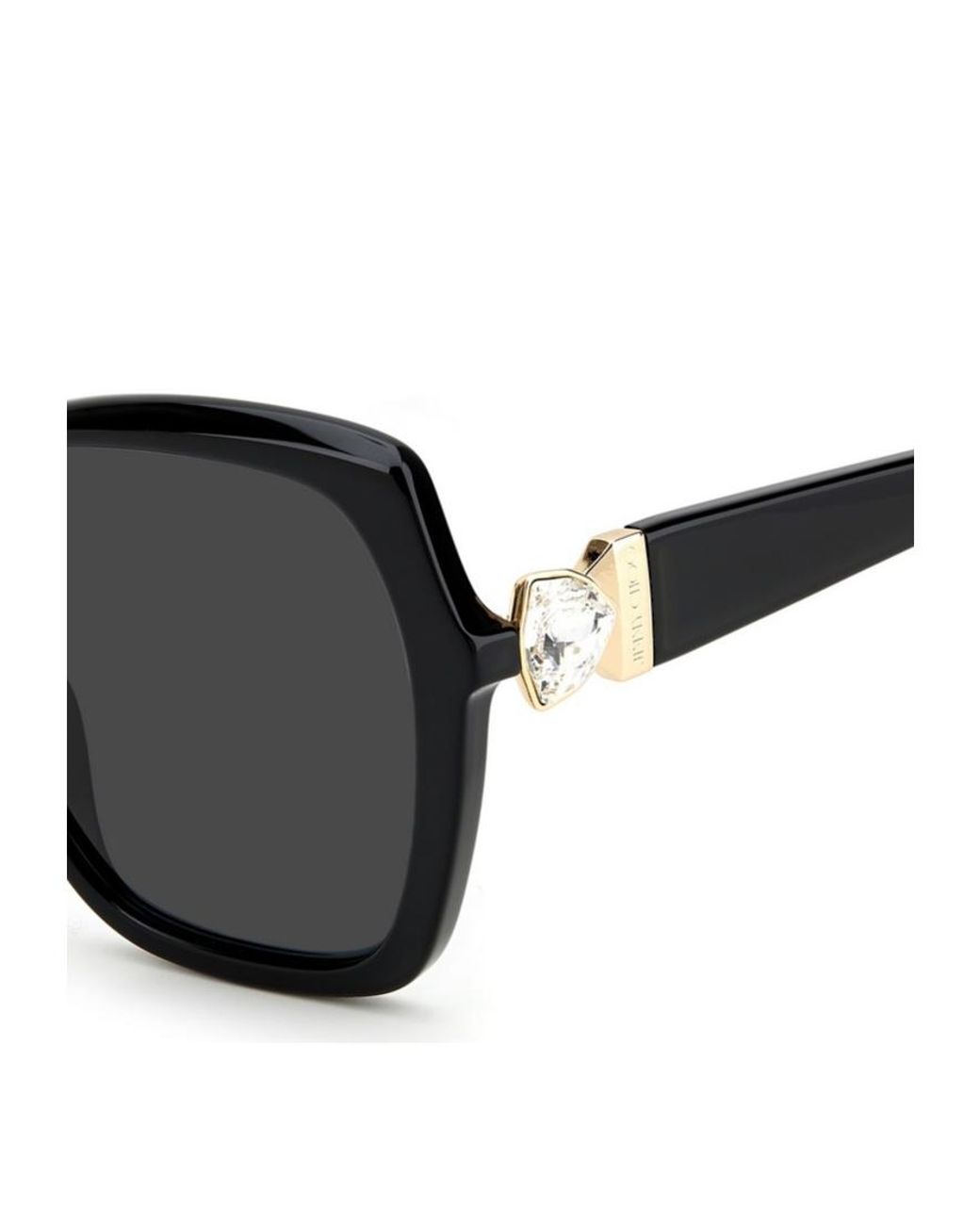 Jimmy Choo Black Eyewear Square Frame Sunglasses