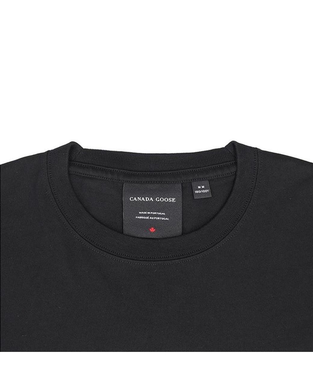 Canada Goose Black Novo T-Shirt for men