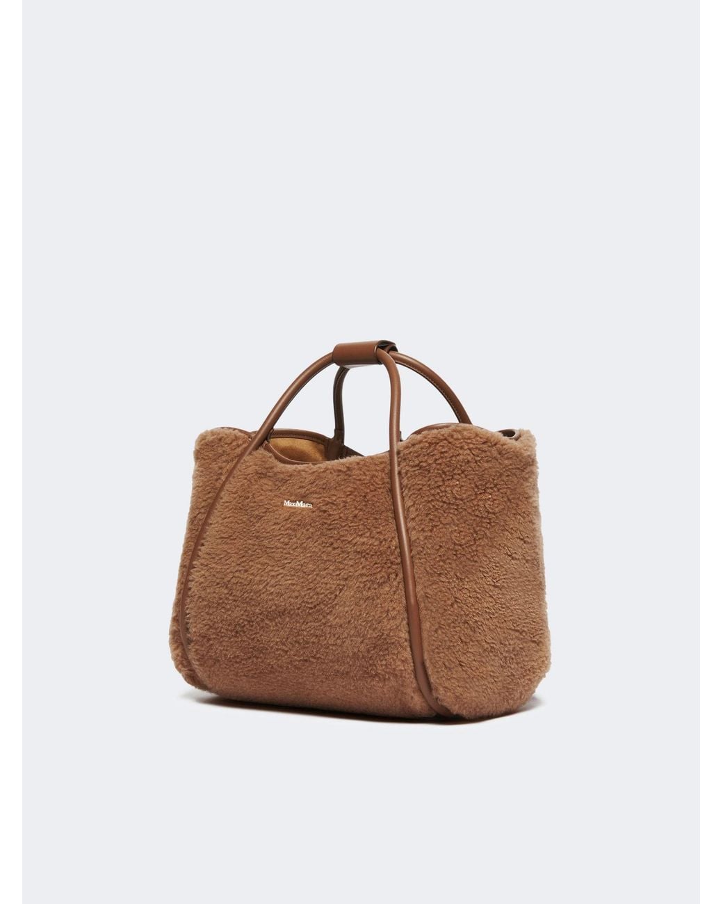Max Mara Brown Teddy Tote Bag