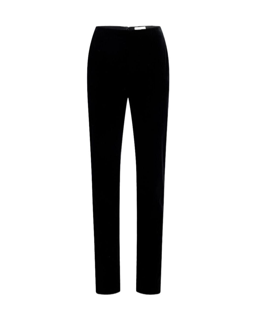 Khaite Black Velvet Trousers