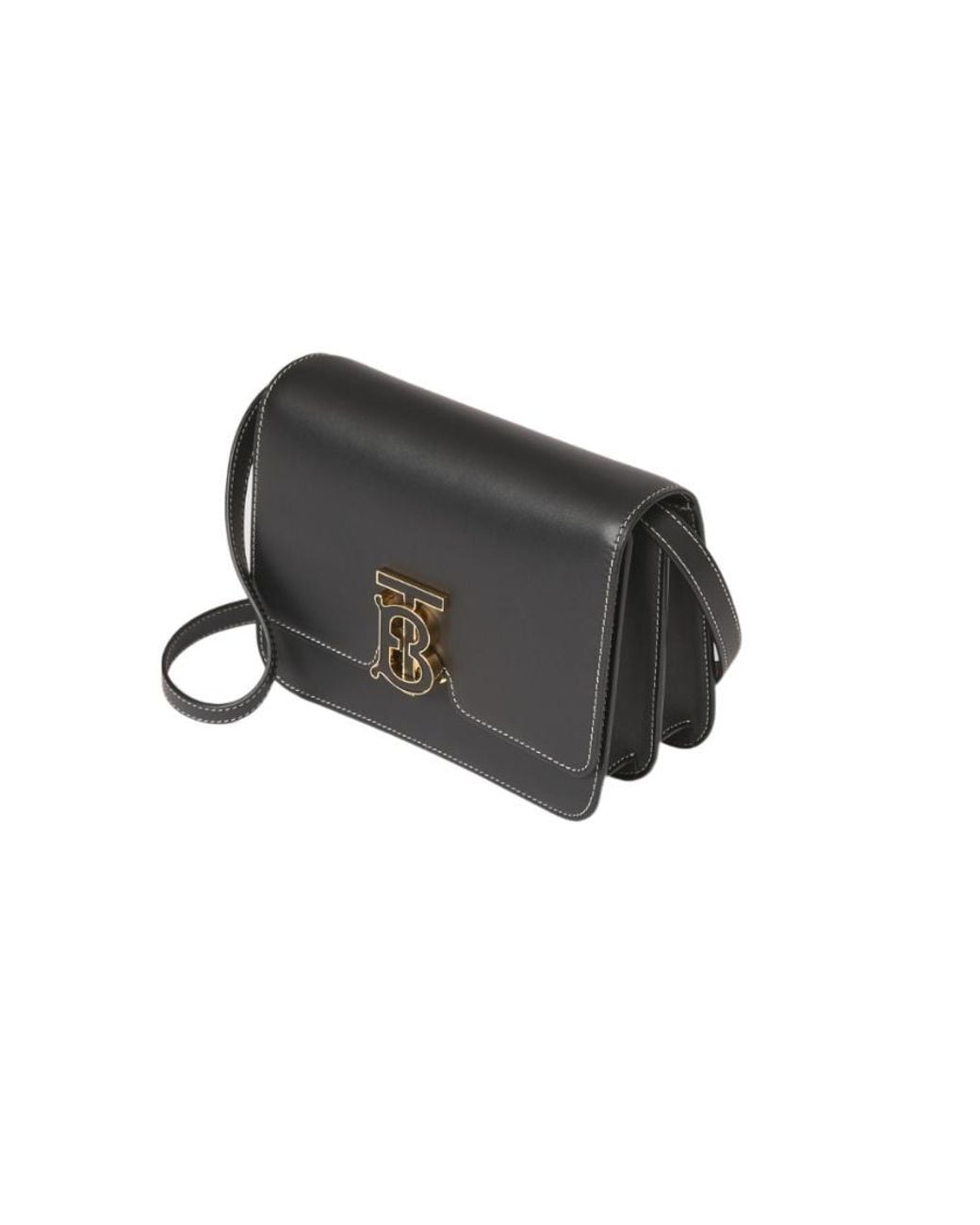 Burberry Black Small Tb Monogram Bag