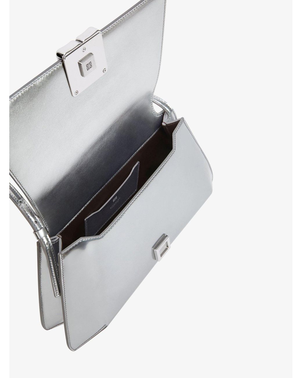Givenchy White 4G Liquid Shoulder Bag