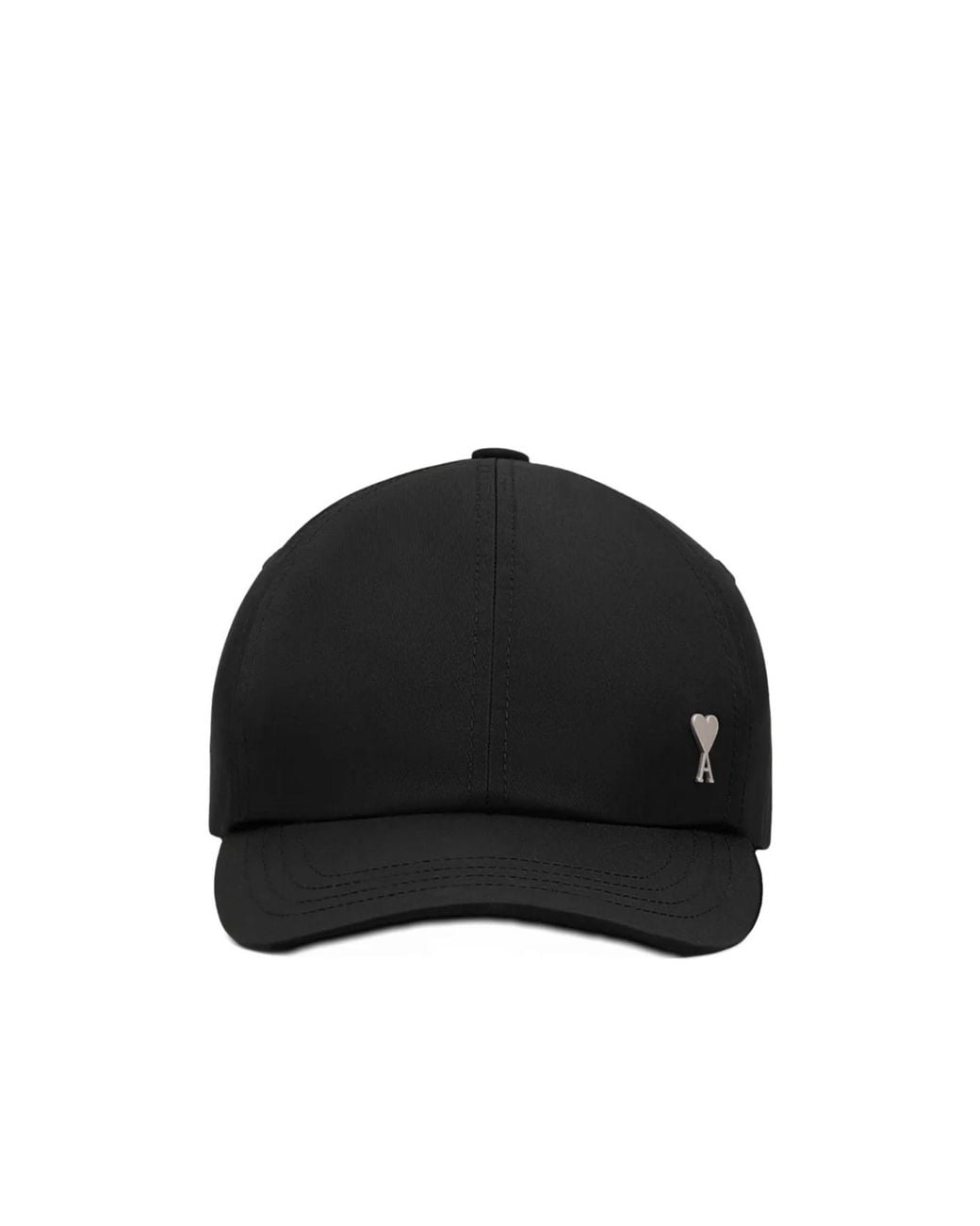 AMI Black Ami Ami De Coeur Stud Cap for men