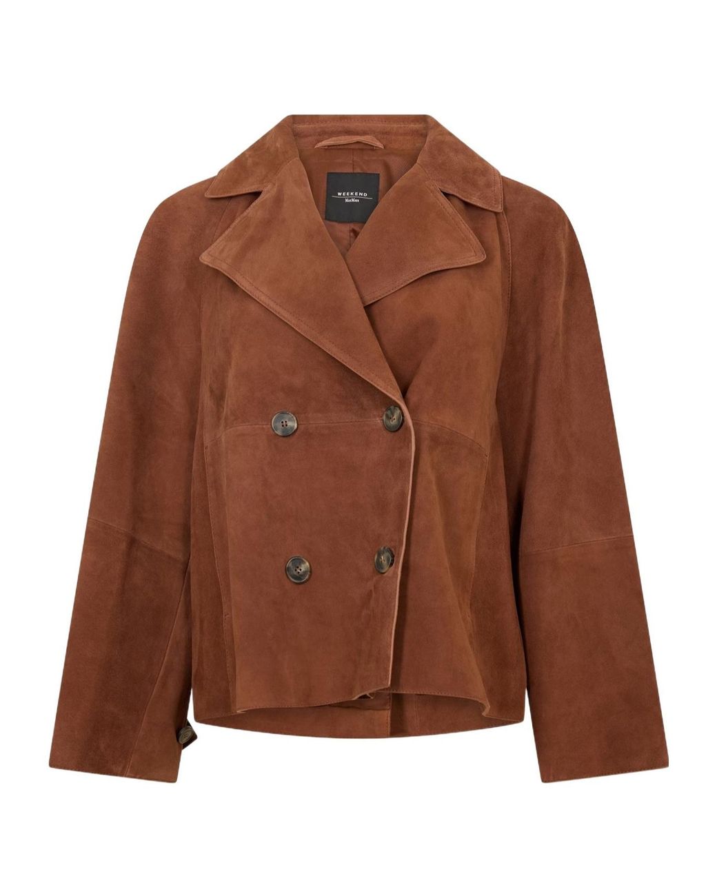 Weekend by Maxmara Brown Leather Jacket