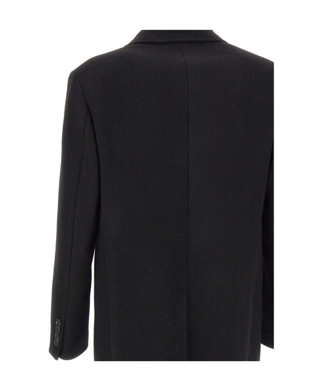Manuel Ritz Black Single-Breasted Tailored Coat for men