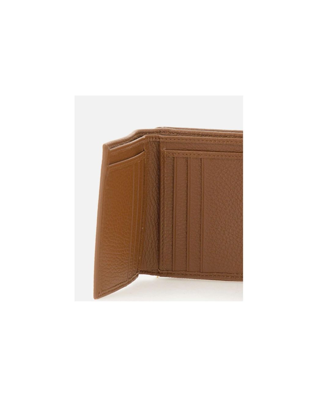 Gianni Chiarini Brown Grain Compact Wallet
