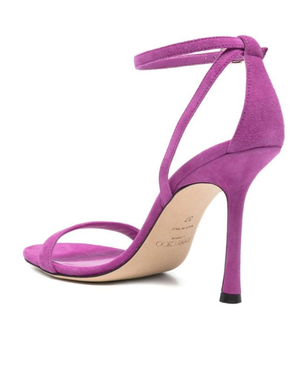 Jimmy Choo Pink Open-Toe High-Heeled Sandals