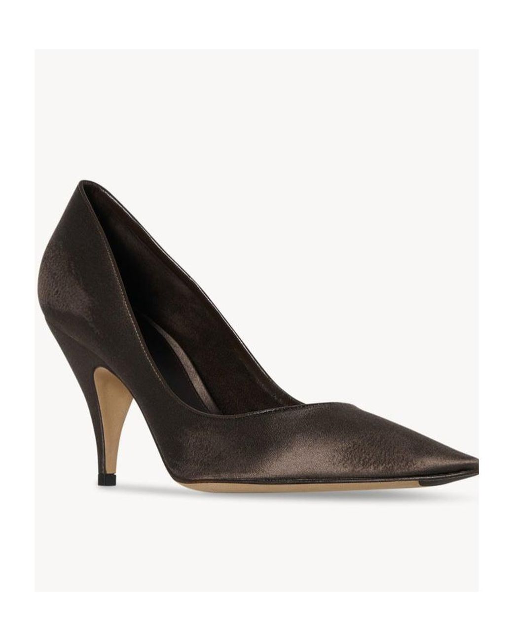 The Row Brown Pointed High Heels