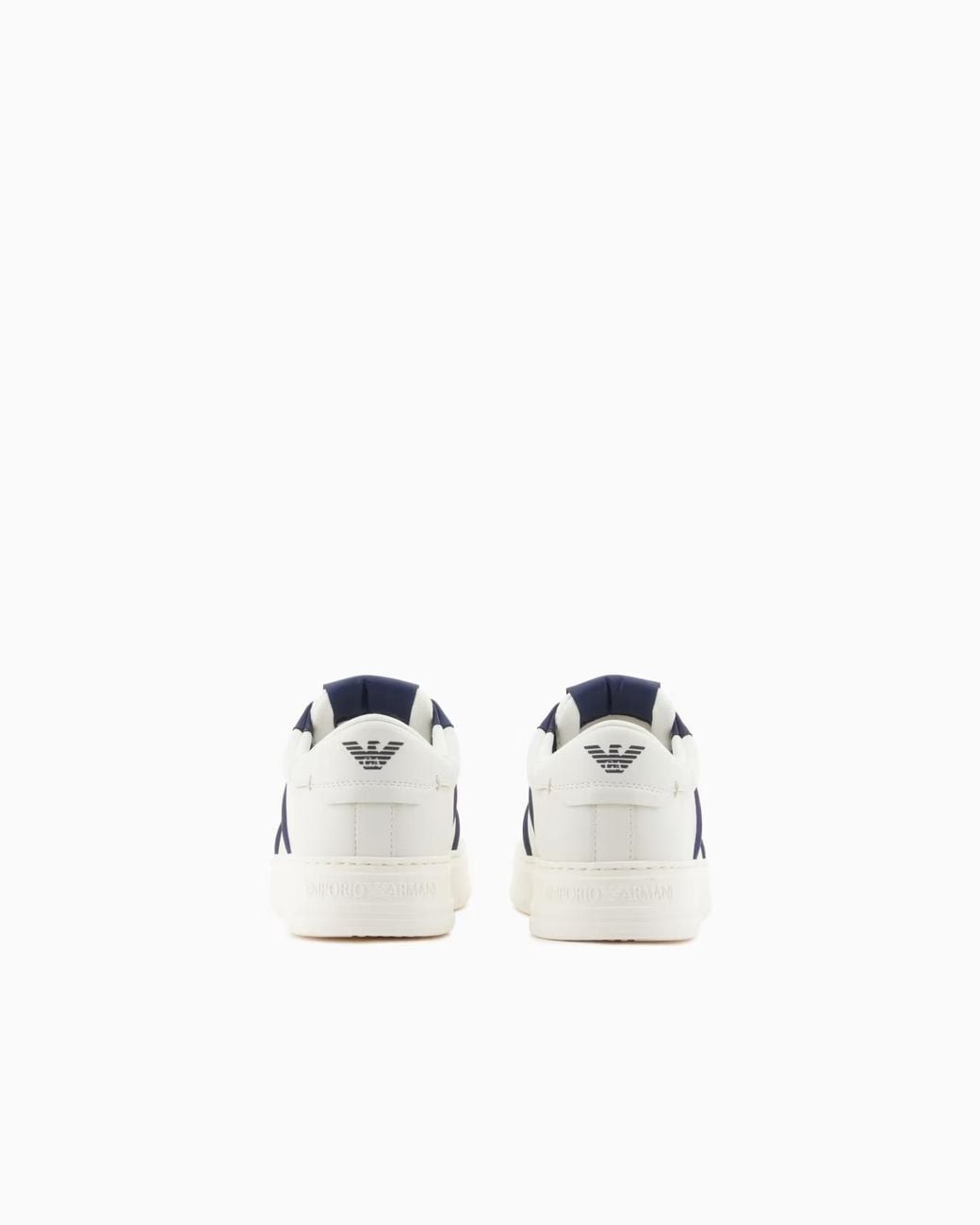 Emporio Armani Multicolor Logo Printed Low-Top Sneakers for men