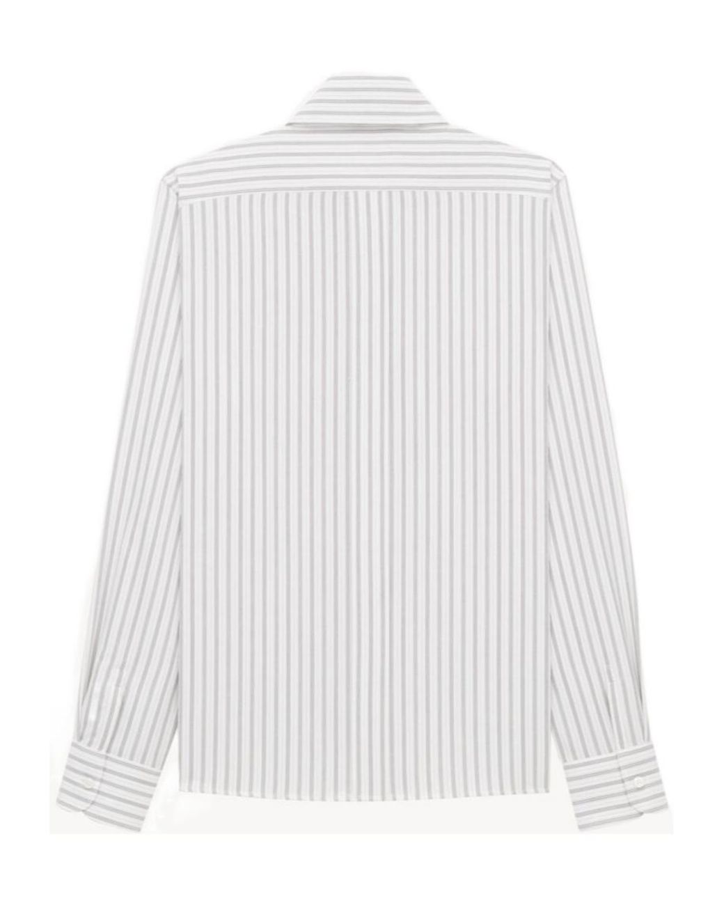 Saint Laurent White Cassandre Shirt for men